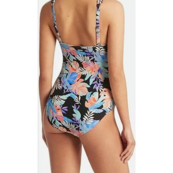 Sea Level Australia Botanica Spliced One Piece Floral Swimsuit Size US 4 NEW - Picture 2 of 7